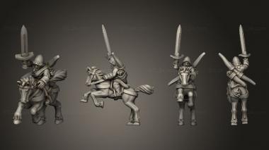 Military figurines squires 15 3d model