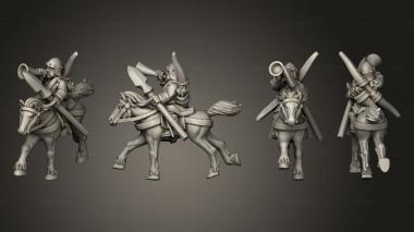 Military figurines squires 17 3d model