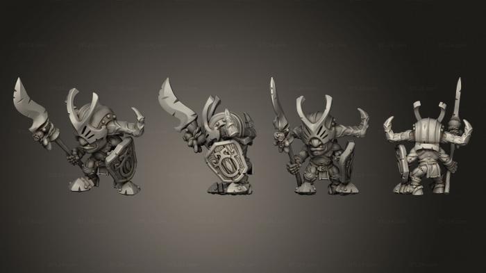 Military figurines (Squzzle the Snail Herder, STKW_13135) 3D models for cnc