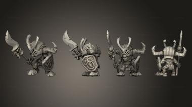 Military figurines Squzzle the Snail Herder 3d model