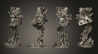 Military figurines St Fire Statue 405 Full Pieces Angel 3d model