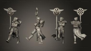 Military figurines STANDARD BEARER 02 3d model