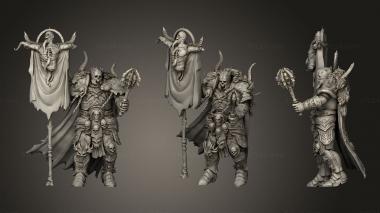 Military figurines Knight Pose Two Single 3d model
