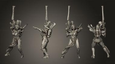 Military figurines Stellar Warden Boss 3d model