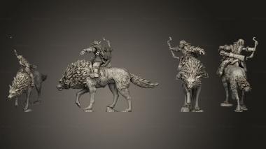 Military figurines Steppe Riders 3d model