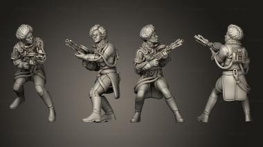 Military figurines Stiletto Mercenary 02 3d model