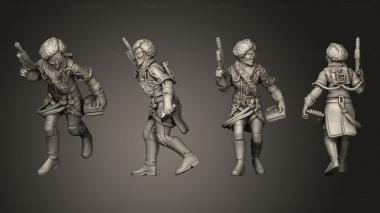 Military figurines Stiletto Mercenary 03 3d model