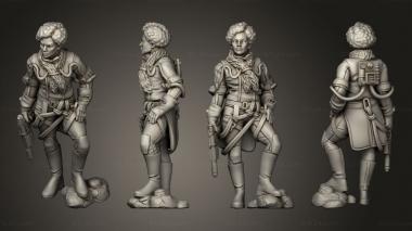 Military figurines Stiletto Mercenary 04 3d model