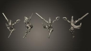 Military figurines Stinger Infiltators Boss 3d model
