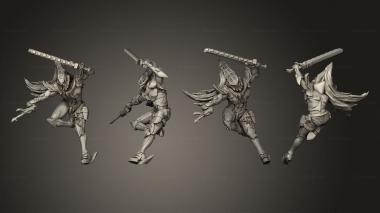 Military figurines Stinger Infiltators D 3d model