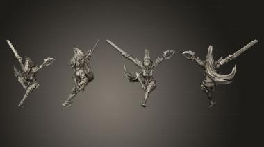 Military figurines Stinger infiltrator Boss Unupported v 2 3d model