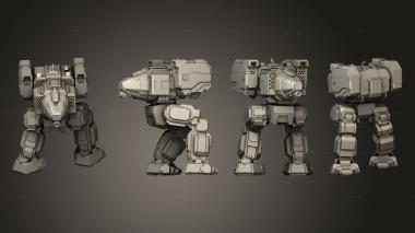 Military figurines STK 8 MX 4 3d model