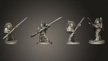 Military figurines Stormcast Eternals Protectors 10 3d model