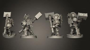 Military figurines Stormcast Eternals Retributors 05 3d model