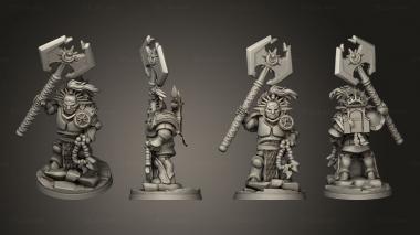 Military figurines Stormcast Eternals 3d model