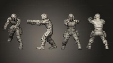 Military figurines Strahva 3d model