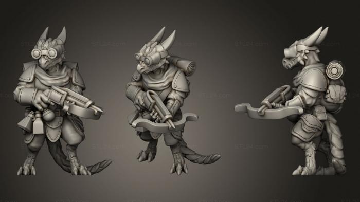 Military figurines (Kobold Alchemist Miniature, STKW_1324) 3D models for cnc