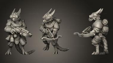 Military figurines Kobold Alchemist Miniature 3d model