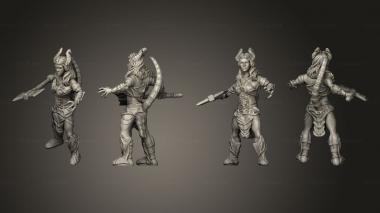 Military figurines Succubus Warrior 1 3d model