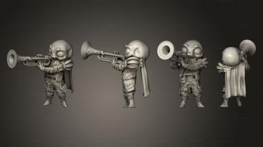 Military figurines Sucron Bard 3d model