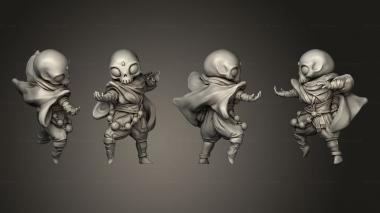 Military figurines Sucron Monk 3d model