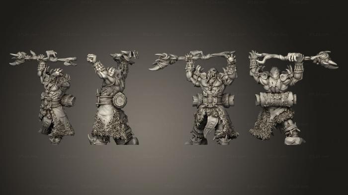 Military figurines (Sulgha Sorcerer Orc  02, STKW_13256) 3D models for cnc
