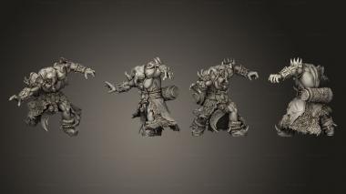 Military figurines Sulgha Sorcerer Orc  03 3d model
