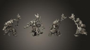 Military figurines Sulgha Sorcerer Orc  04 3d model
