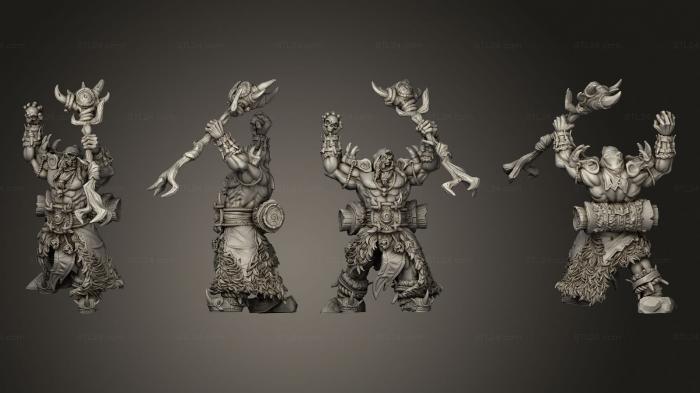 Military figurines (Sulgha Sorcerer Orc  05, STKW_13259) 3D models for cnc