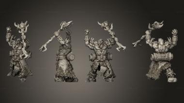 Military figurines Sulgha Sorcerer Orc  05 3d model
