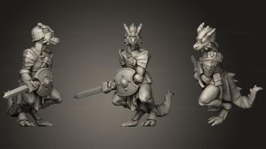 Military figurines Kobold Fighter Zibai 3d model