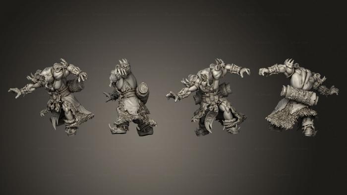 Military figurines (Sulgha Sorcerer Orc  06, STKW_13260) 3D models for cnc