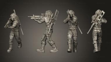 Military figurines Summer Soldier 3d model
