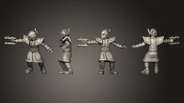 Military figurines Sun soldier 1 3d model