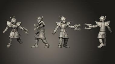 Military figurines Sun soldier 2 3d model