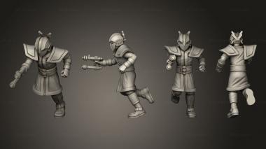 Military figurines Sun soldier 3 3d model