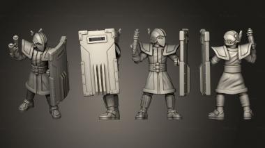 Military figurines Sun soldier 4 3d model