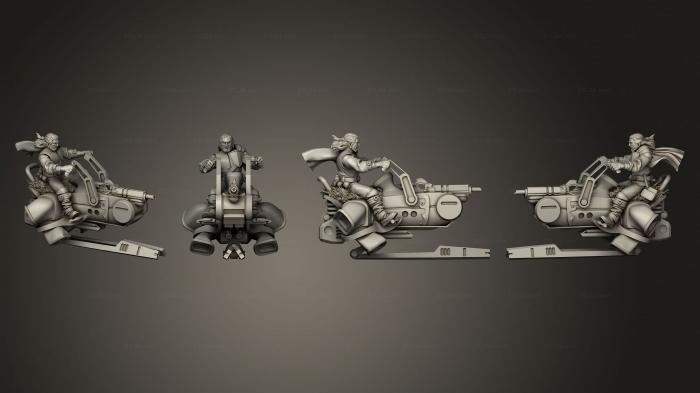 Military figurines (Sunfall Tales alexius on jetsteed, STKW_13270) 3D models for cnc