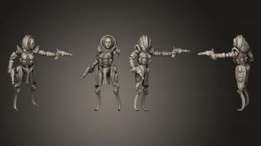 Military figurines Sunfall Tales sister 5 3d model