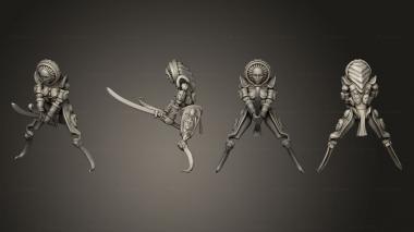 Military figurines Sunfall Tales sister 8 3d model