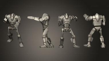 Military figurines Super Battledroid Squad 04 3d model