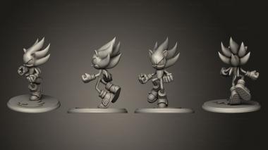 Military figurines Super Sonic the Hedgehog 3d model
