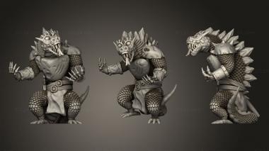 Military figurines Kobold Warrior 3d model