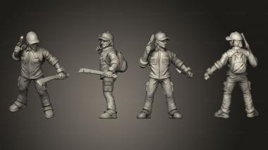 Military figurines Survivors2 3d model
