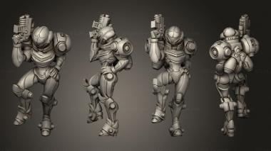 Military figurines Susana the Bounty Hunter 3d model