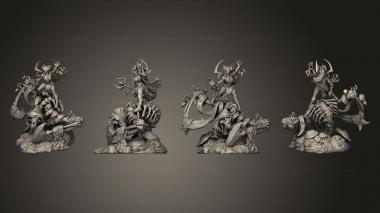 Military figurines Swamp Base 3d model