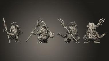 Military figurines Swamp Bullywug A Body 3d model