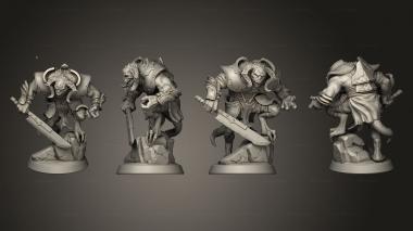 Military figurines Swamp Half Dragon 3d model