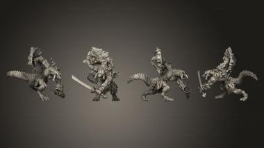 Military figurines Swamp Kizk Thoz Body 3d model