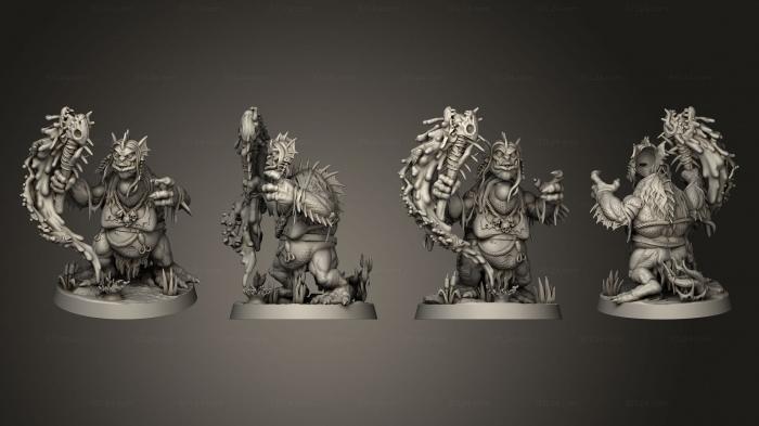 Military figurines (Swamp Troll A, STKW_13339) 3D models for cnc